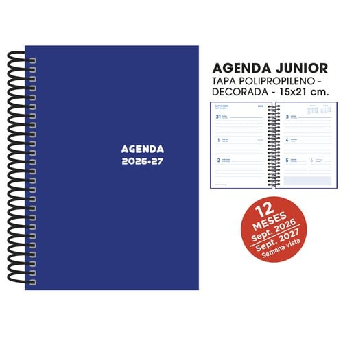 AG.ESC.SF. JUNIOR 150x210 S/V AZUL