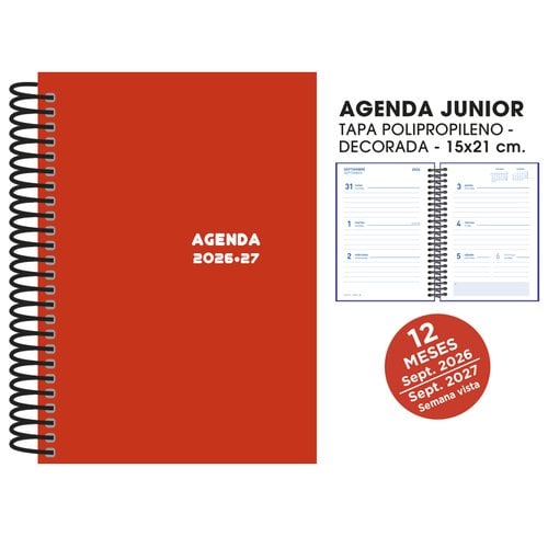 AG.ESC.SF. JUNIOR 150x210 S/V ROJO
