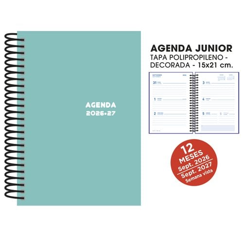 AG.ESC.SF. JUNIOR 150x210 S/V TURQUESA