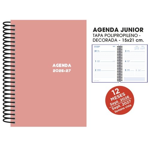 AG.ESC.SF. JUNIOR 150x210 S/V ROSA