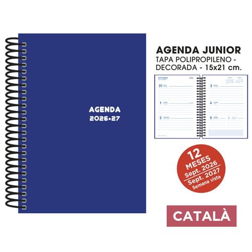 AG.ESC.SF.CAT. JUNIOR 150x210 S/V AZUL