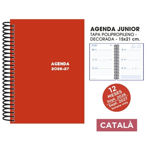 AG.ESC.SF.CAT. JUNIOR 150x210 S/V ROJO