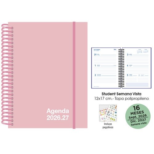 AG.SF. 16M STUDENT 120x170 S/V PASTEL RO