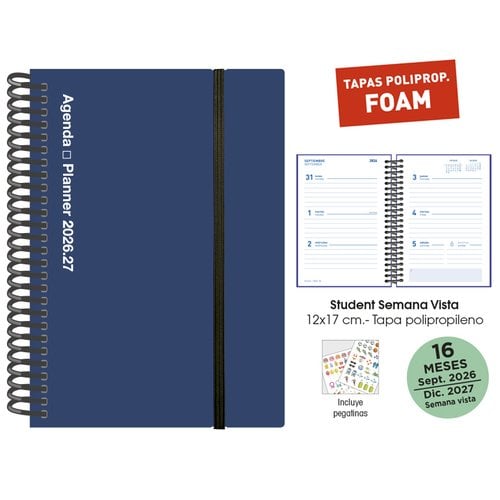 AG.SF. 16M STUDENT 120x170 S/V AZUL