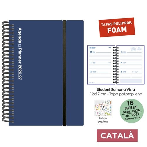 AG.SF.CAT. 16M STUDENT 120x170 S/V AZU