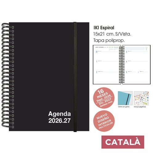 AG.SF.CAT. 16M IKI 155x215 S/V NEGRO